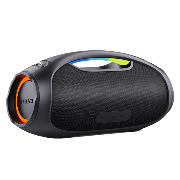 Bocina Portatil 120W|Bluetooh 5.0|60RMS| IPX6|Luces LED  Multicolor|5400mAh|AWS244BT